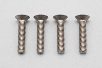 ZC-F315TA Titanium Flat Head Socket Screw M3 x 13mm (4pcs)