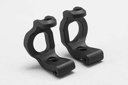 B8-413GH Graphite front steering hub carrier (4d/Hard type)