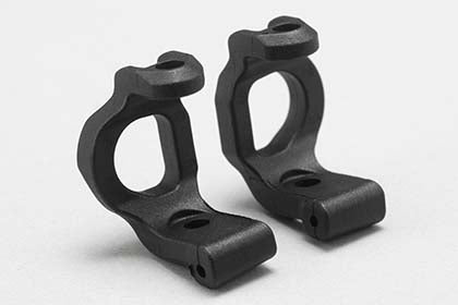 B8-413G Graphite front steering hub carrier (4 deg) for BD8