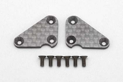 R12-10LP Lower A Arm plate L/R (Graphite) for YOKOMO R12C3