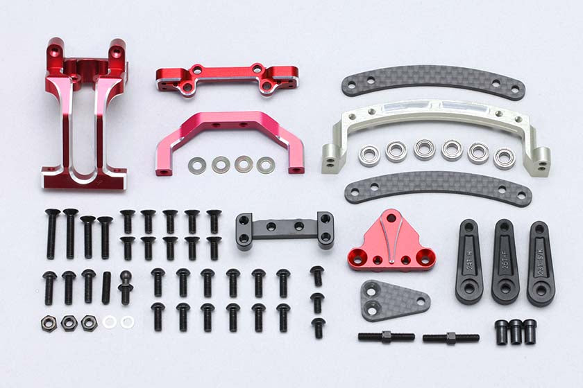 Y2-202SLR LW Slide rack/Bulk head set V2 (Red) for YD-2