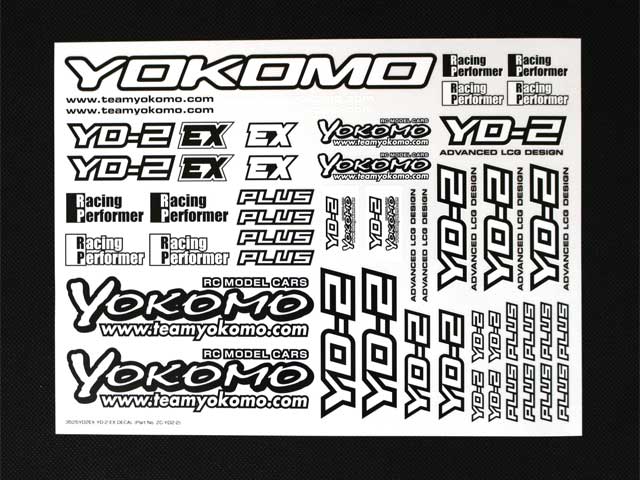 ZC-YD2-2 Yokomo YD-2EX Decal