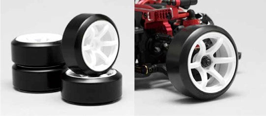 ZR-DRCW6A DRC Drift Competition Pre assembled tires 4pcs