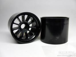 Z8003B F103 Front Wheels for Foam Tires Black