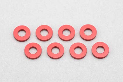 ZC-A2510RA Red φ2.5xφ5x1.0mm Shim