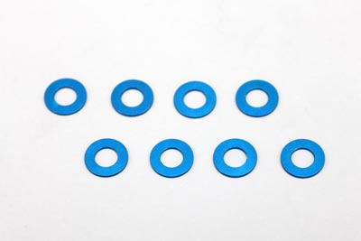 ZC-A3605A Aluminium Shim 3x6x0.5mm Blue