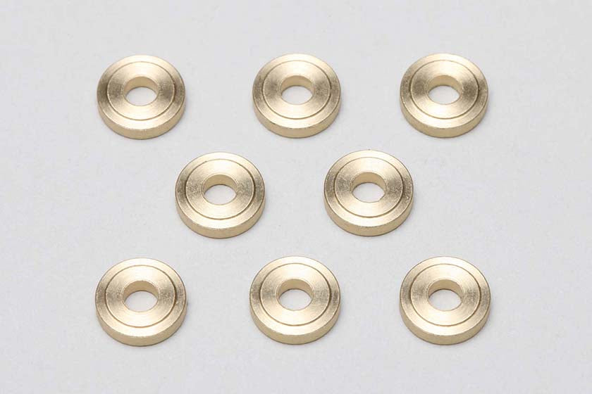 ZC-B3820 Precision brass spacerφ3xφ8x2.0mm(8pcs.)