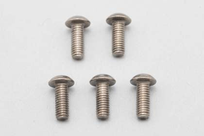 ZC-BH38TA Titanium Button Head Socket Screw M3x8mm 5pcs