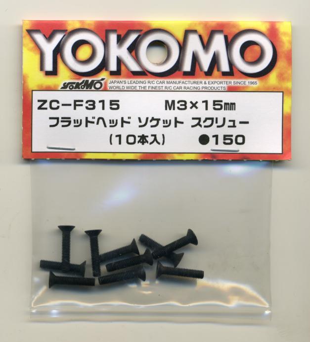 ZC-F315A Flat Head Screw M3 15mm