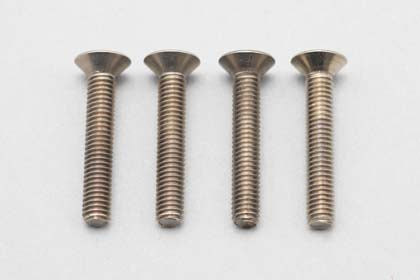 ZC-F318TA M3X18 Titanium Flathead Socket Screw