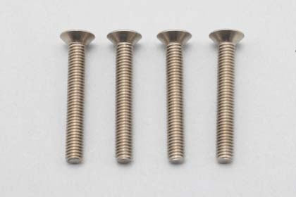 ZC-F322TA M3X22 Titanium Flathead Socket Screw