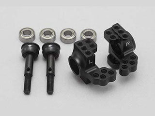 D-166 Aluminium Front Steering Block Set for RWD