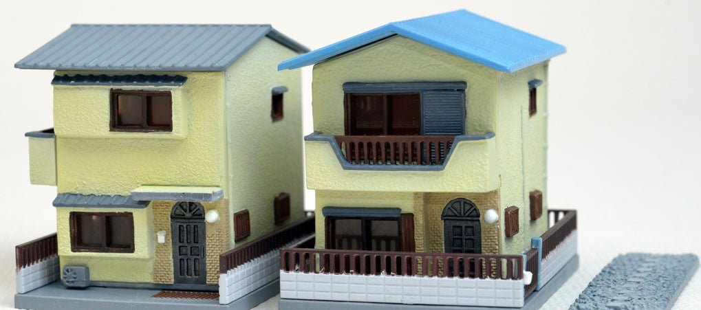 The Building Collection 041-4 Contemporary Townhouses