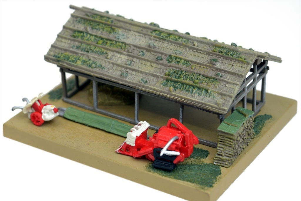 Visual Scene Accessory 071-2 Agricultural Machinery and Shed B2