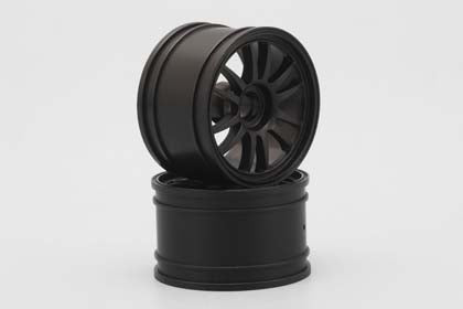 GT-27E ENKEI Front Wheel for GT500 (Black 2pcs)