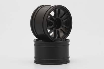 GT-28E ENKEI Rear Wheel for GT500 (Black 2pcs)