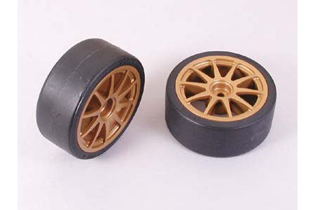 Drift Tires Type D & Wheels - Fits all Touring Cars