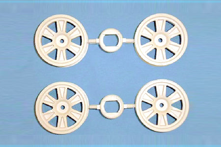 Tamiya RC Med Narrow 12-Spoke Wheels - 24mm Width/Offset +2