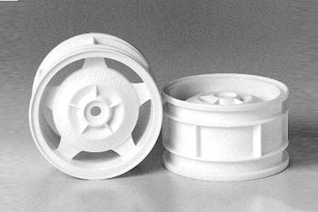 Tamiya RC Rear Star Dish Wheel Set - (1pr)