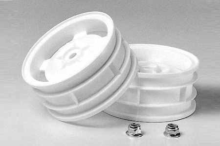 Tamiya  RC 4WD Fnt Star Dish Wheel Set - (1pr)