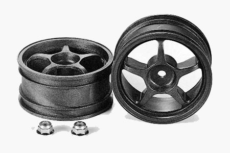 Tamiya RC Reinforced Spoke Wheels - (One Piece) 1pr