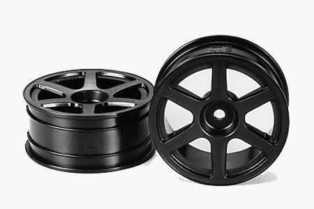 Tamiya RC Med Narrow Six Spoke Wheels - 2pcs