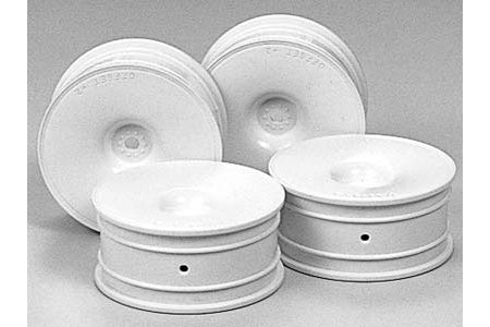 53473 Med.Narrow Dish Wheels - White (Offset +2)