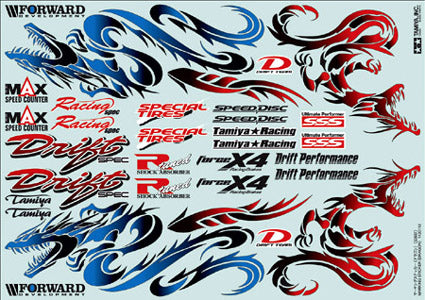 Tamiya RC Marking Sticker (Dragon)