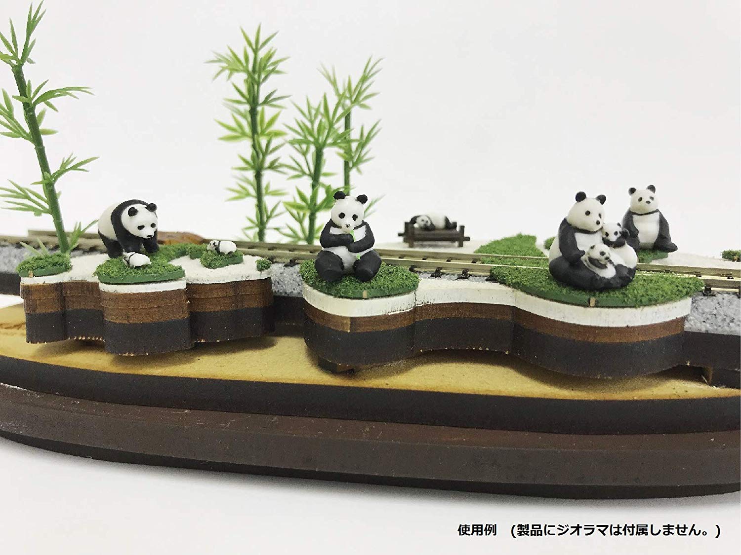 Figuanimal 1/87 Panda Family (7 Pieces)