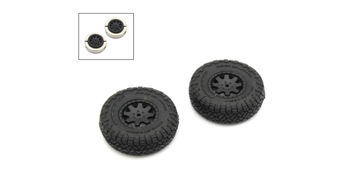 MXTH001HW Premounted Tire/ Wheel w/ Weight 2pcs 4Runner