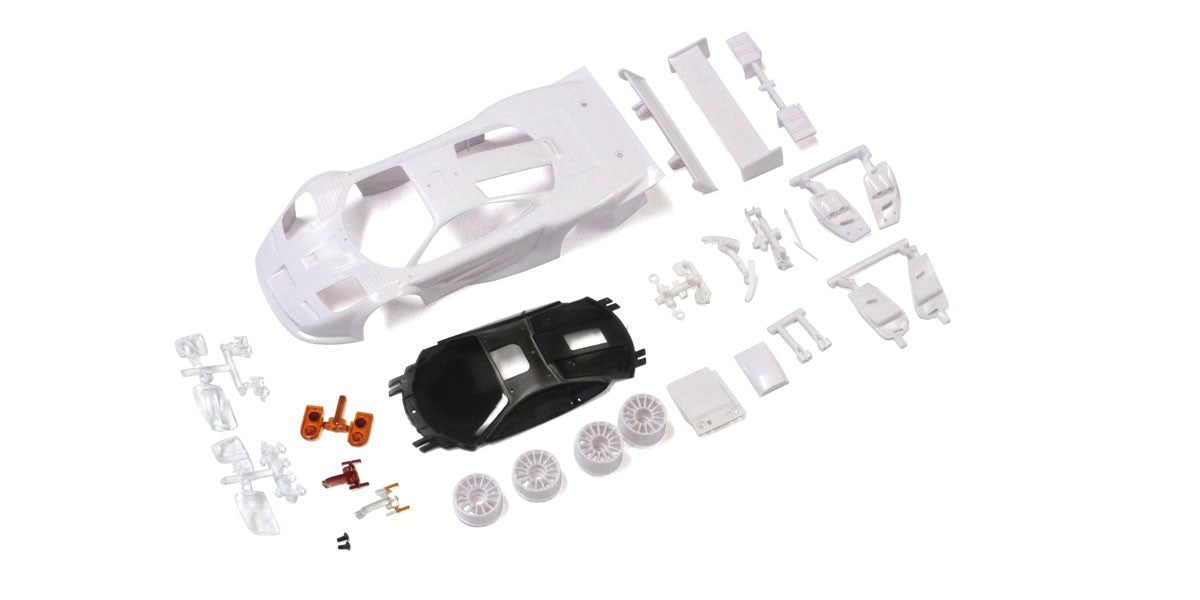 MZN192 McLaren F1 GTR White body set (w/Wheel)