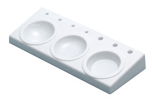 OM-181 White Paint Dish & Holder