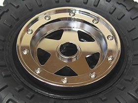 Chrome Aluminum Wheel Ring (5 Spoke)