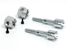 Aluminum Wide Hex hub Long Wheel Axle Shafts
