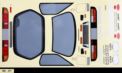 Decal Set for MAZDA FC3S RX-7