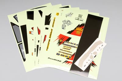 Decal Set for SunRISE/Mercury AE86 LEVIN