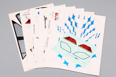 Decal Set for GOODYEAR Racing ZERO CROWN
