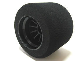 Rear Sponge Tire Glued On Rim (Ultrasoft - 25 Shore)