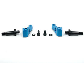 F103 Aluminum Knuckles (Variable Trail) BLUE