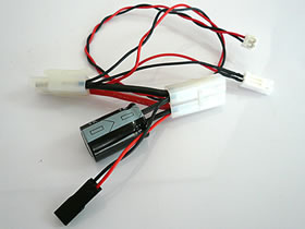 SGC-13 LED Light Harness 7.2v Batt Connector DX with Capacitor