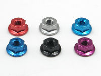 SGE-14SBK M4 Aluminum Flange Serrated (Black)