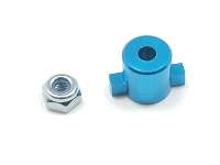 TA-05 Aluminum Ball diff Nut holder BLUE