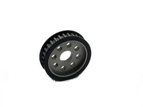 STA-330BK Aluminium Rear Pulley 30T BLACK