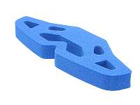 TT-01 Front Urethane Bumper S BLUE