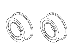 SVD-950 Tamiya TA05-VDF Tensioner Flange Bearings