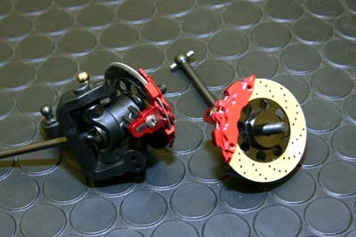 Team Suzuki Rear Real Caliper Set (Red)