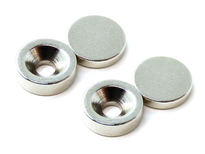 0037-09 Light Weight Magnet Set Φ10x3mm (2pcs) / Φ10x2mm (2pcs)