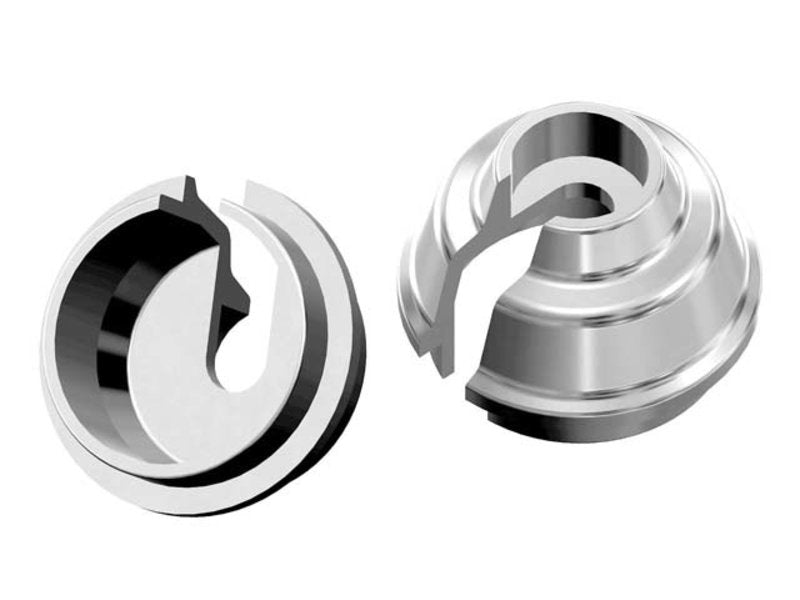 0492-FD 0492-FD - Rate-Up Spring Retainer 8mm - Silver (2pcs)