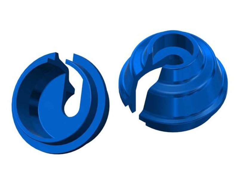 0494-FD Rate-Up Spring Retainer 8mm - Blue (2pcs)