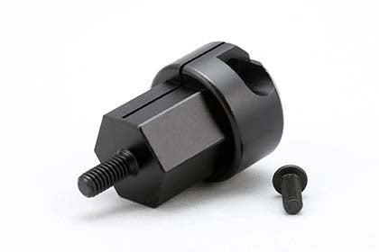 YF-24LBK Left Wheel Hub (Aluminum Black)